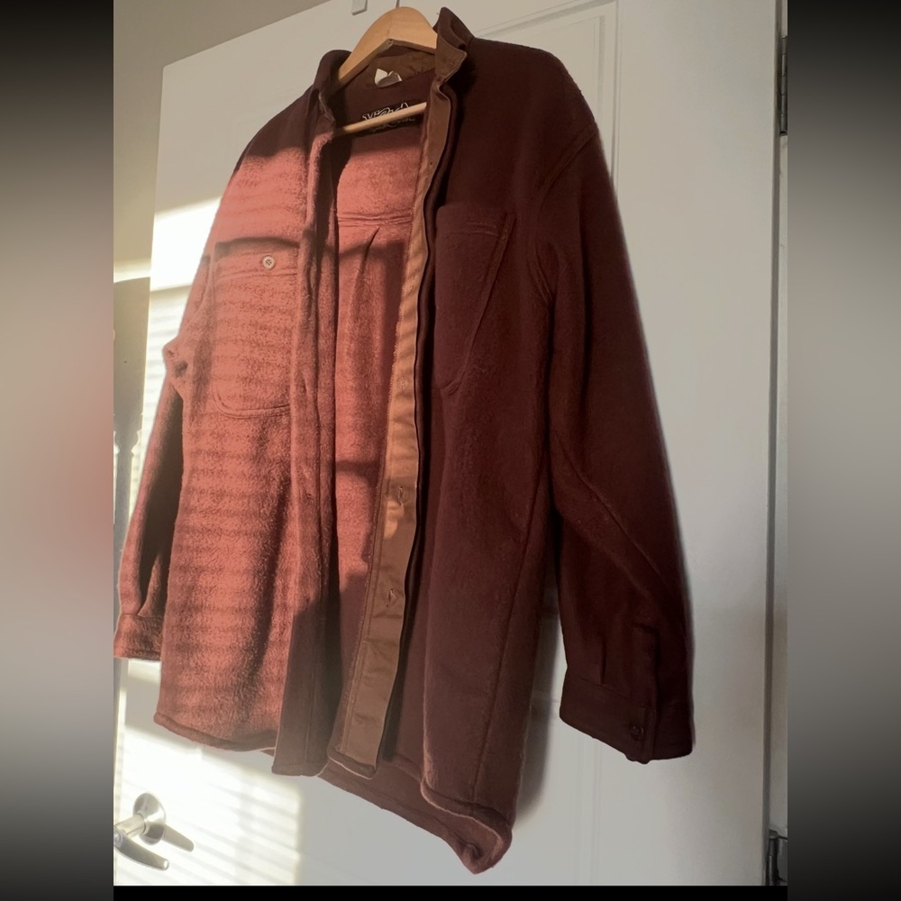 RARE Vintage Vision Sports Brown Fleece Jacket
